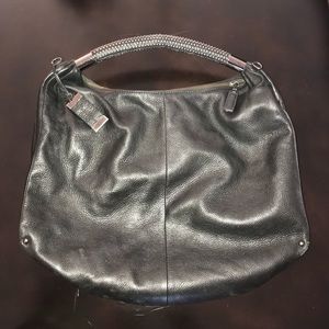Kenneth Cole black leather purse